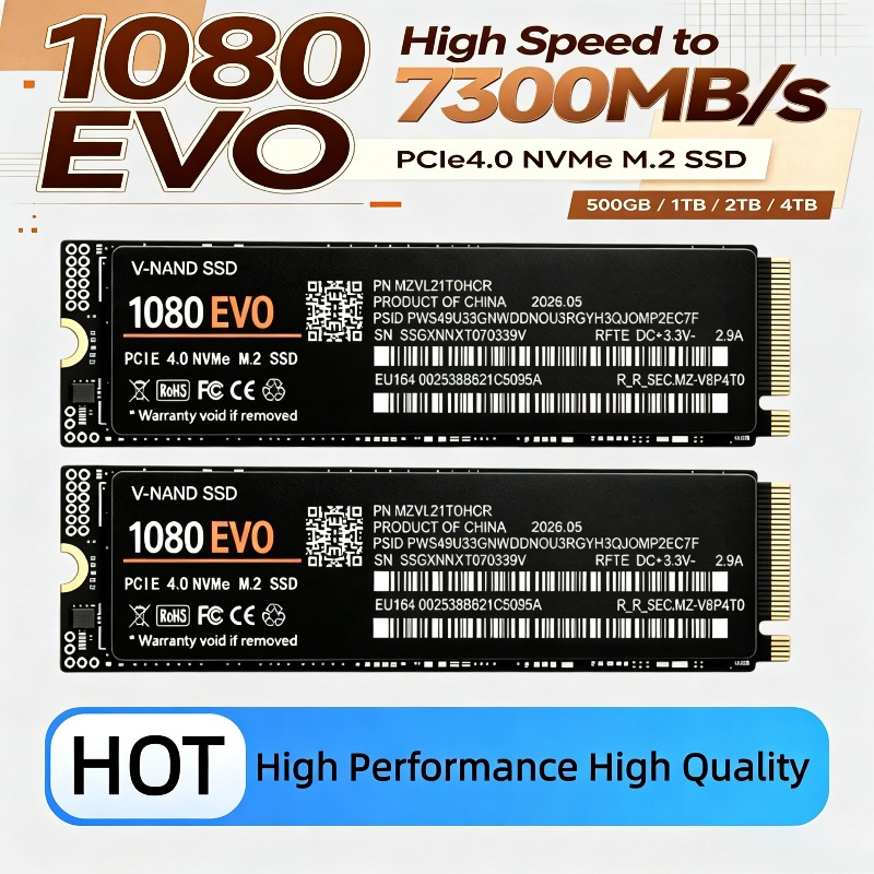 M.2 Nvme 4Tb Pcie 4.0 Ssd - 2026 NUOVO 1080 EVO M.2 NVMe