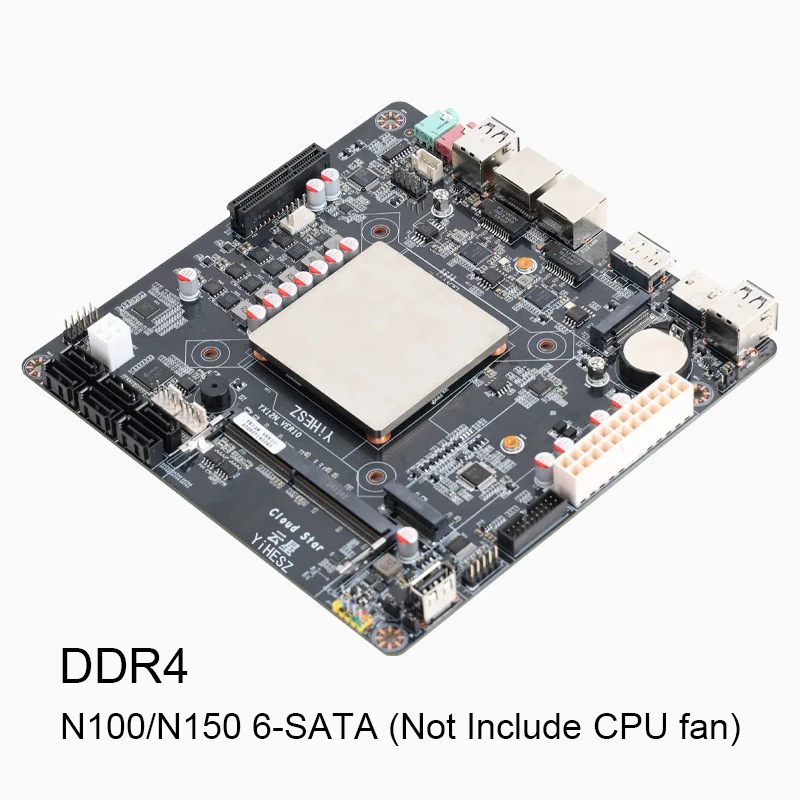 Scheda Madre NAS N100/N150 a 6 - Nas Motherboard N100 6 Sata recensione e prezzo