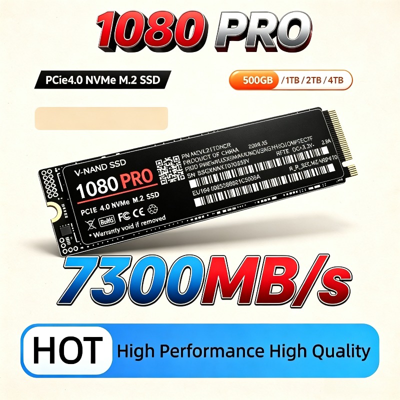 SSD 1080PRO originale, M.2 NVM - M.2 Nvme 4Tb Pcie 4.0 Ssd recensione e prezzo